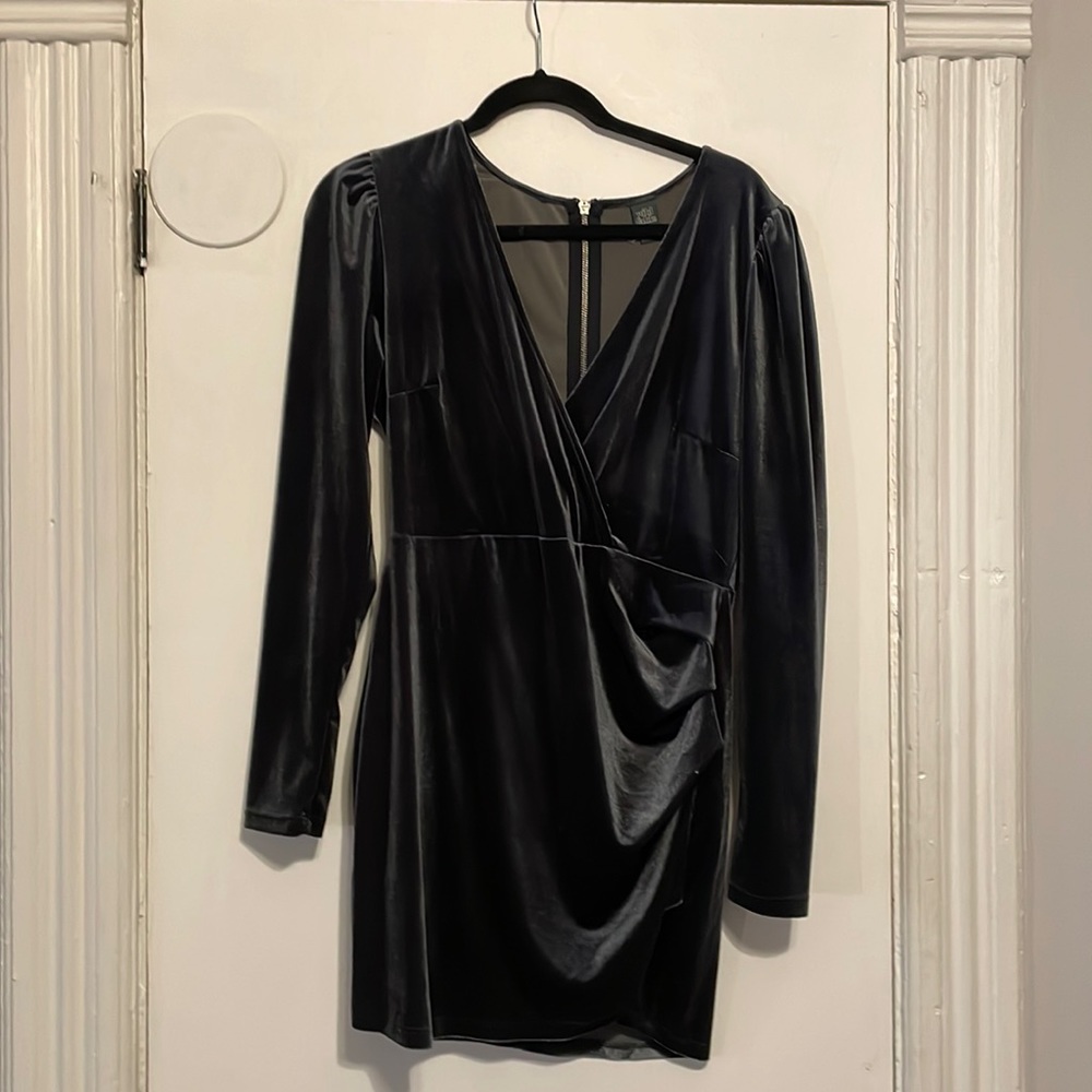 Wild Fable Velvet Short Dress